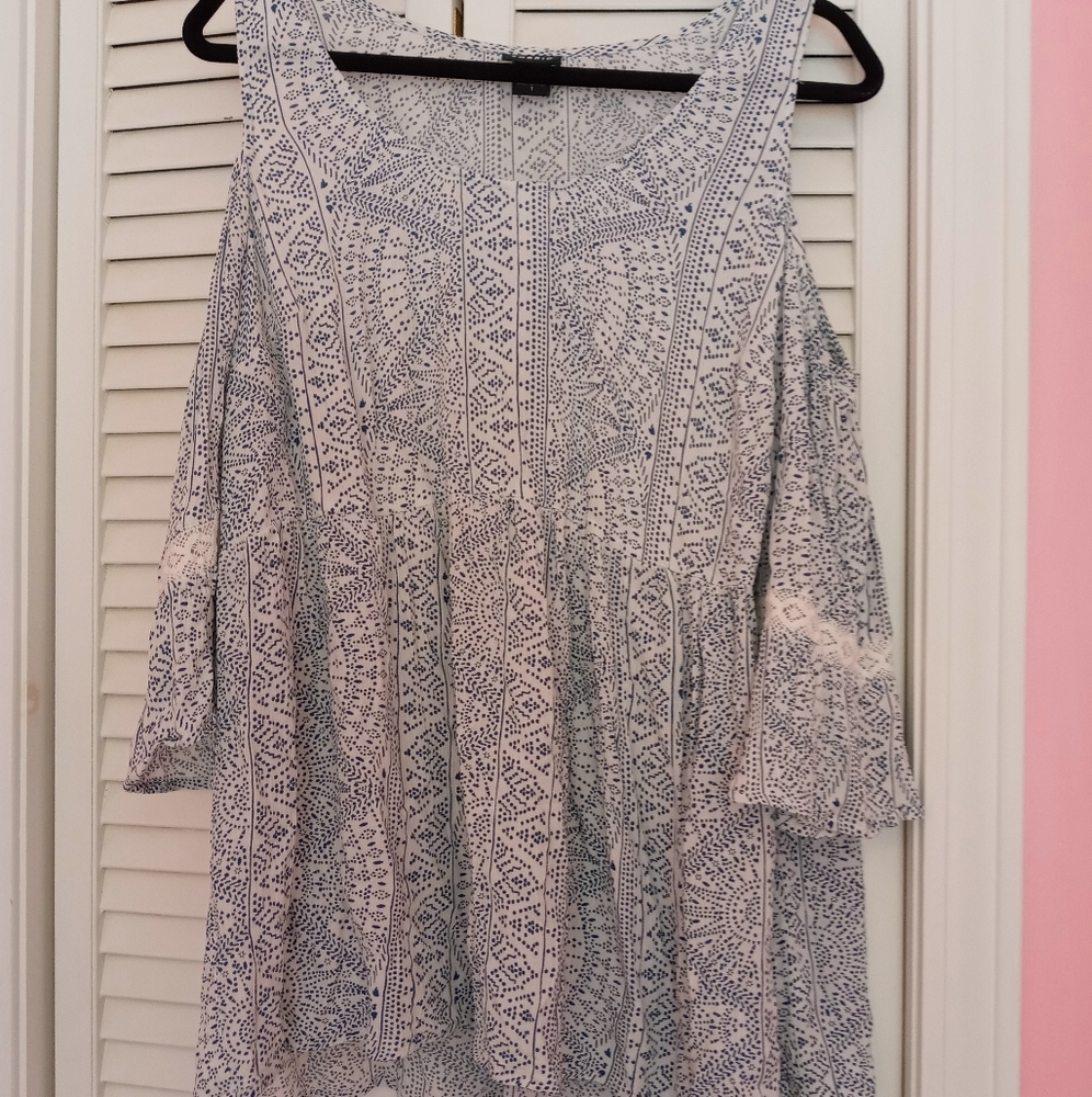 Torrid cold shoulder blouse